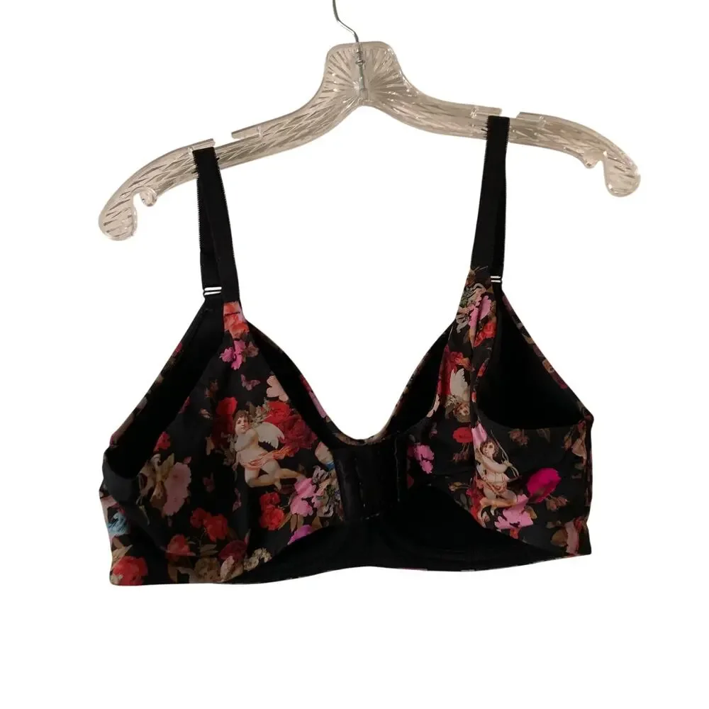 Torrid Dream Wire-Free Lightly Lined Bra Size 42 C Angels Cupid Hearts Valentine